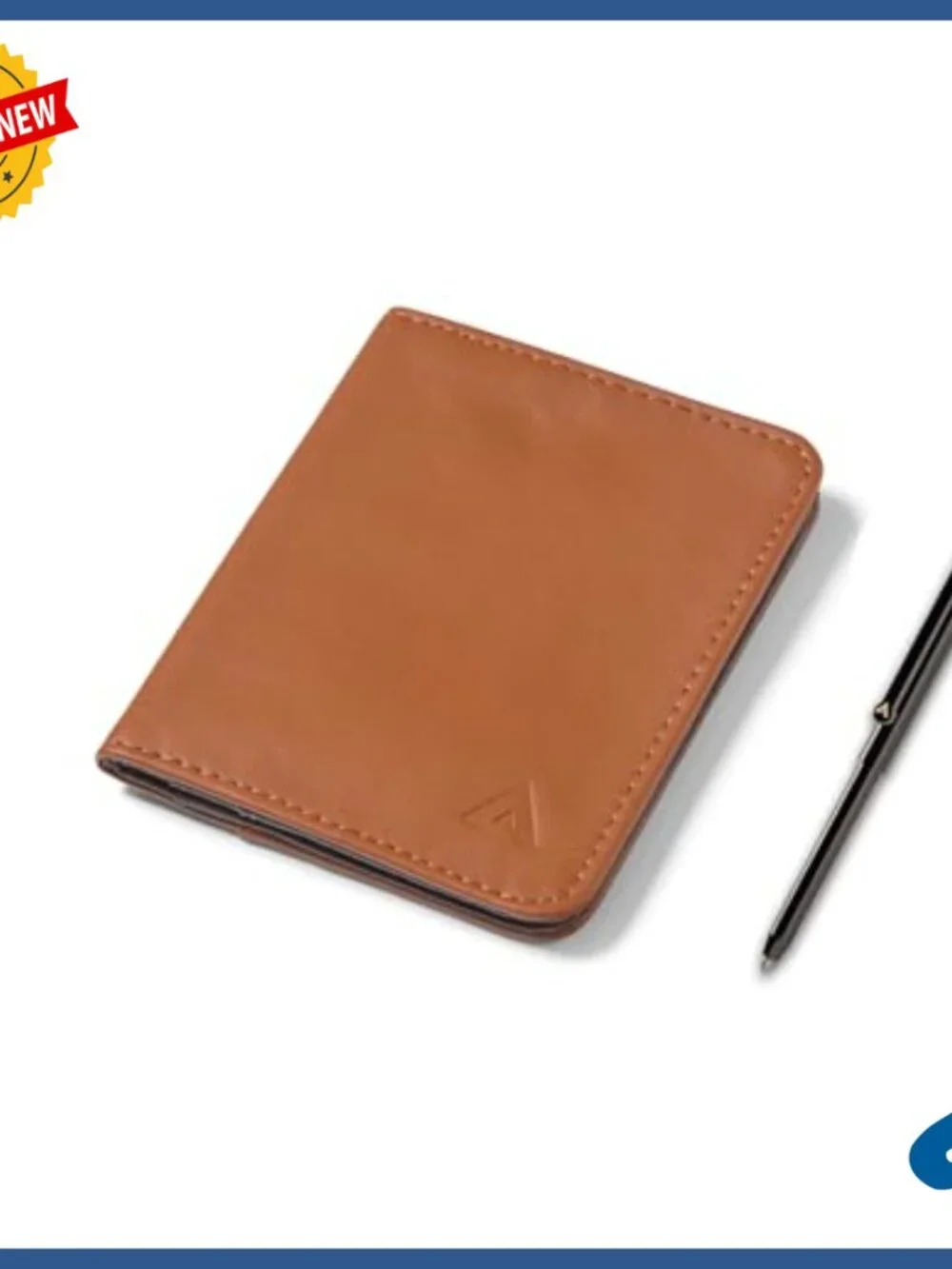 Leather RFID Blocking Bifold Wallet, Slim Front Pocket Card Holder